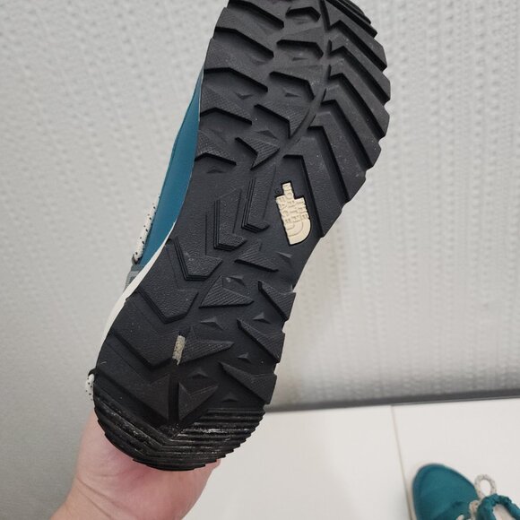 The North Face Women's ThermoBall Lace Up Waterproof Boots Teal Blue Size 9 - Picture 10 of 13